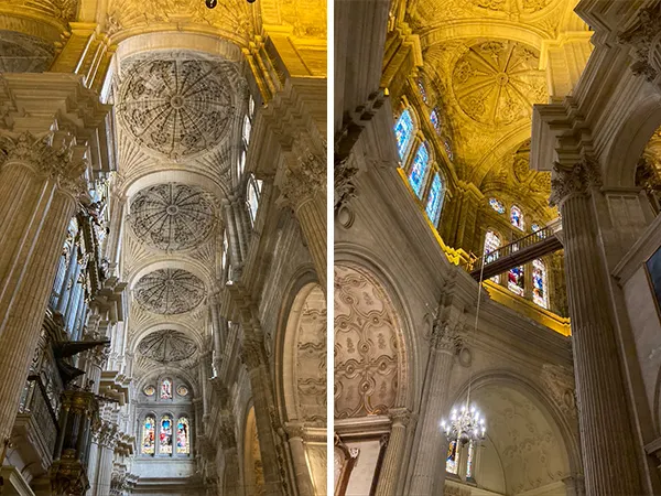 內部是高聳的柱形和雕飾華麗的圓頂