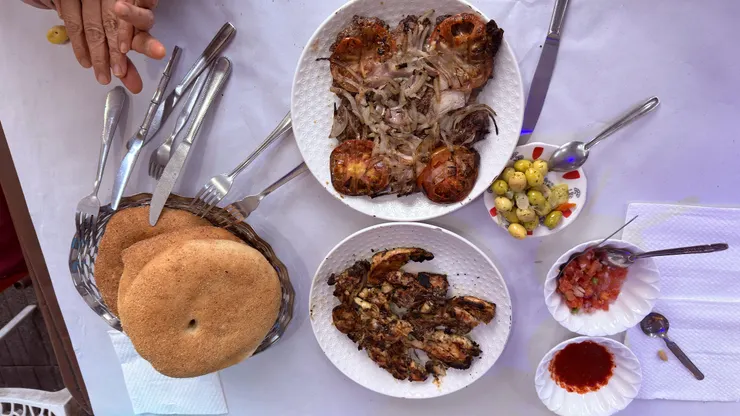 烤雞肉和牛絞肉