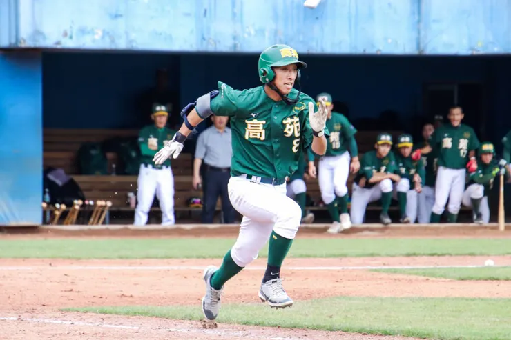 高苑工商外野手全哲倫(圖片來源:baseball.yuyuyu)
