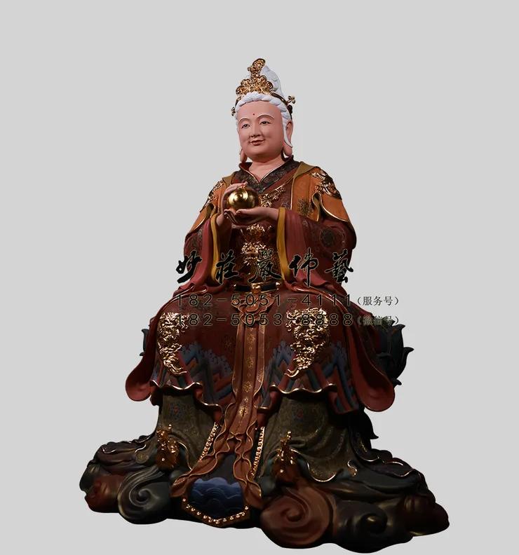 無生老母彩繪神像右側實