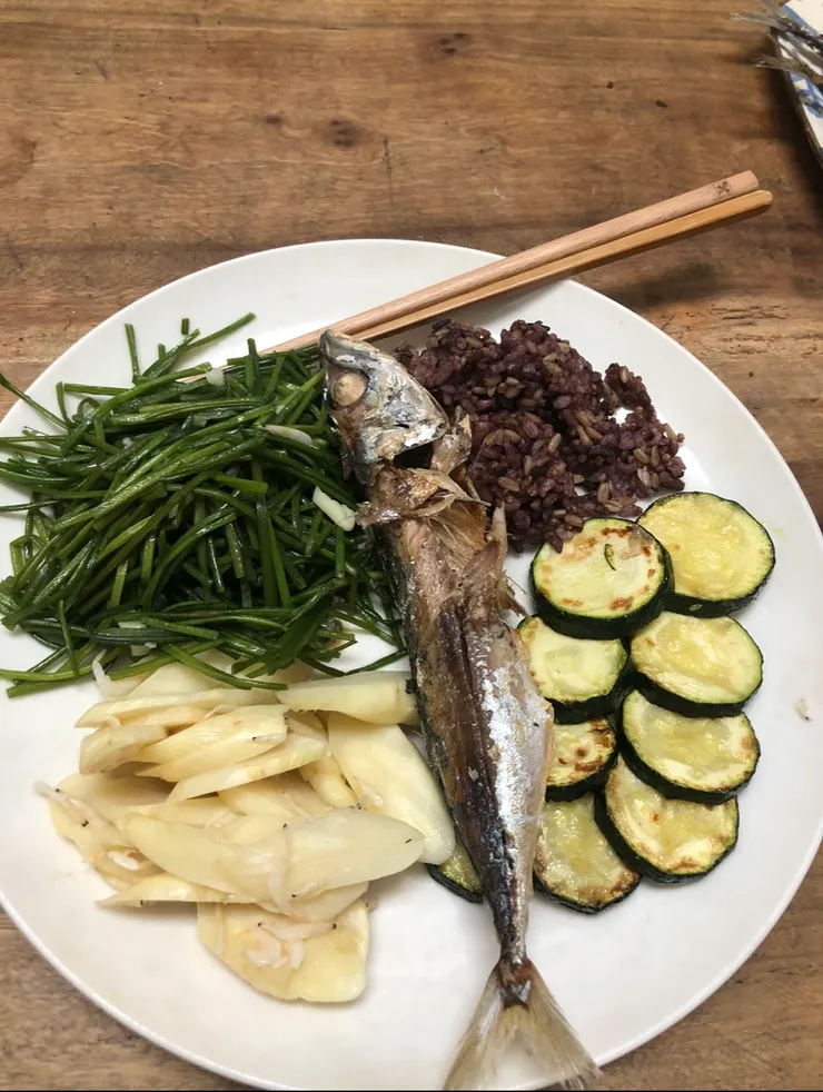 第一次吃一份醣的時候，我看著那撮飯感到一陣悲涼