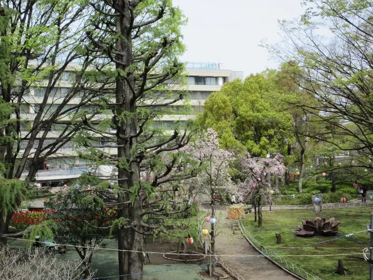 有點雜亂但還算愜意的荒川公園