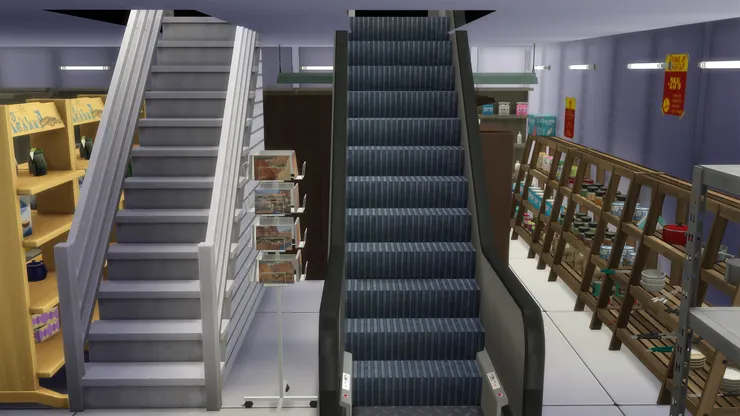 雖然扶手梯只得一條，但已經幫了大忙！