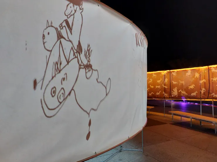 小馬雙環裡面 / 資料來源：我自己