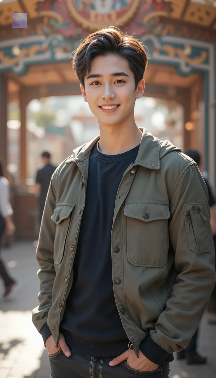 承遠已經站在入口處