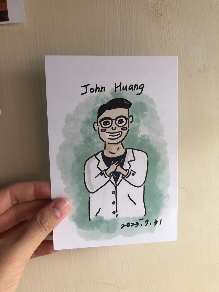 我畫給泰鈞的小卡片