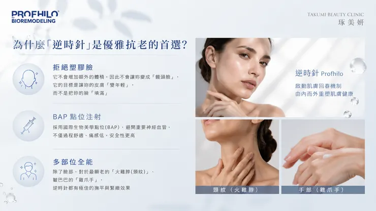 看起來很老怎麼辦?致30+的妳:讓「逆時針Profhilo」幫妳找回失蹤的彈力,逆轉時光其實可以很優雅!