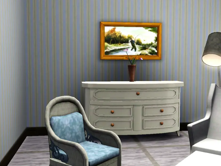 我以前做過催眠，房間的格局跟這個差不多，所以參考了。