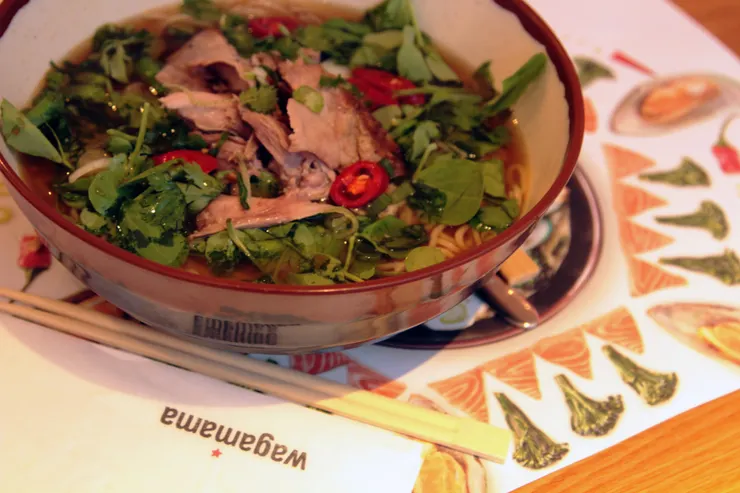 Wagamama的烤鴨拉麵