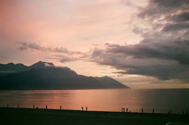 ▲花蓮七星潭玫瑰色日出(拍攝於2013年7月花蓮小旅行)