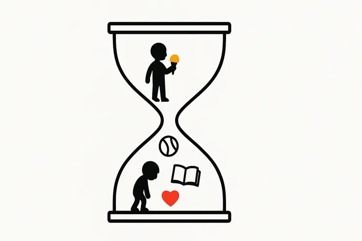 時間正在流逝，留下的是陪伴的瞬間