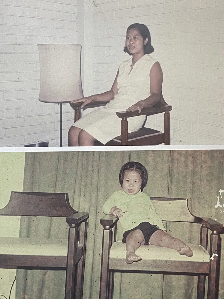 虹盧太師椅舊照