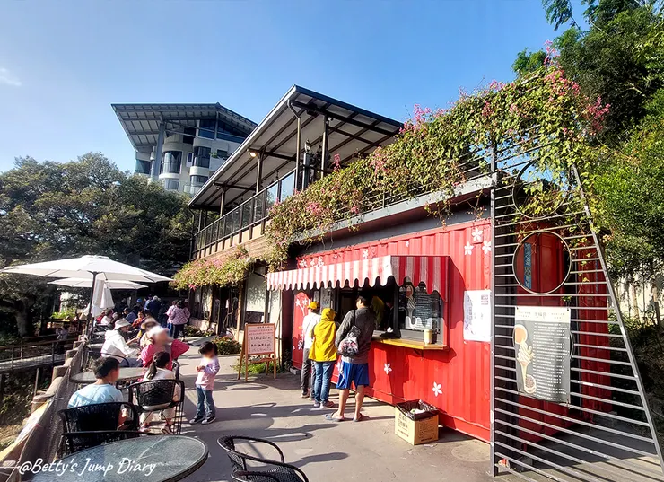 ▲峨眉湖吊橋風景區-雪之湖餐廳/圖片來源:Betty's Jump Diary