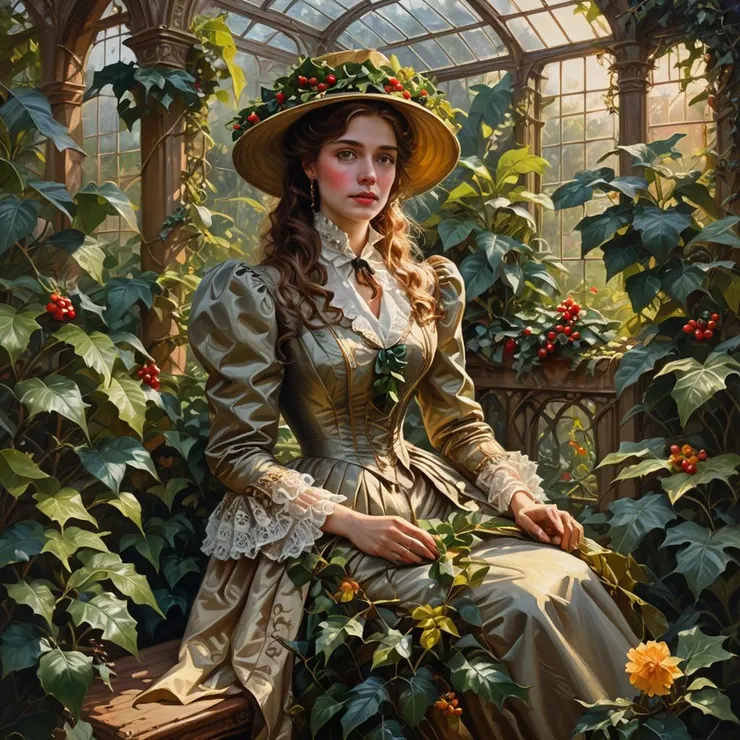 Style : Oil painting 