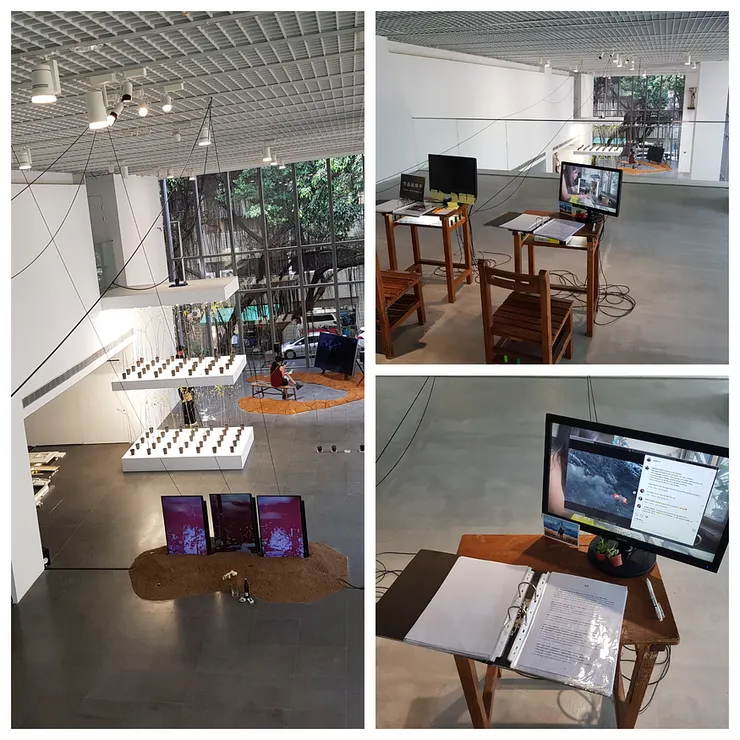 〈#迎靈者〉的空間延續。攝影:UX.Debugger。