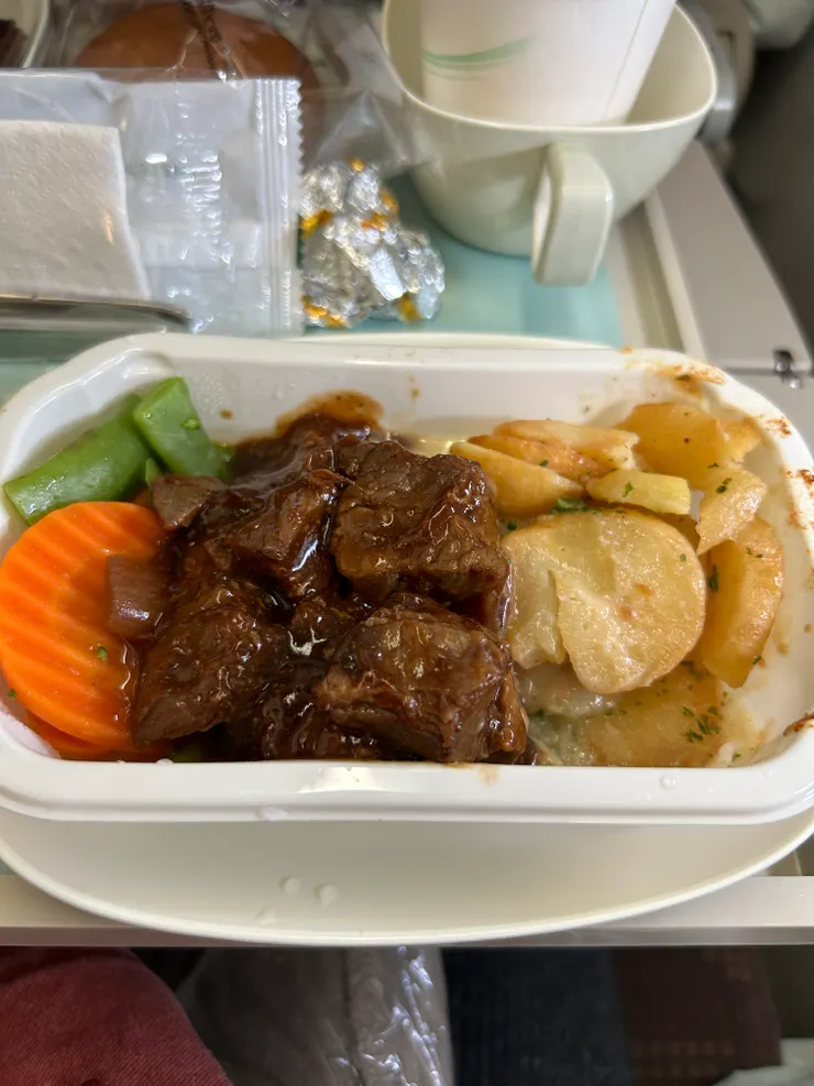 這是經濟艙可以吃到的水準嗎！！