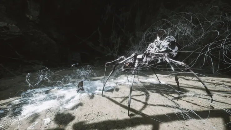 遊戲截圖：蜘蛛精，紫珠兒