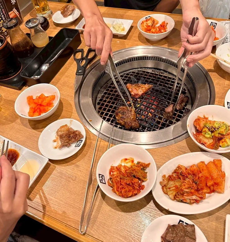 下山後松本牛角燒肉慶功宴