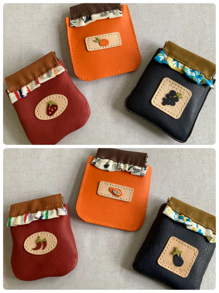 好有成就感！終於完成三款不同縫法的彈片口金收納包！