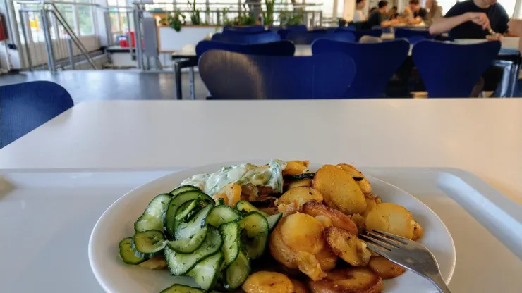 德勒斯登工大的學生餐廳