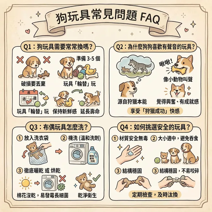 狗玩具常見問題FAQ