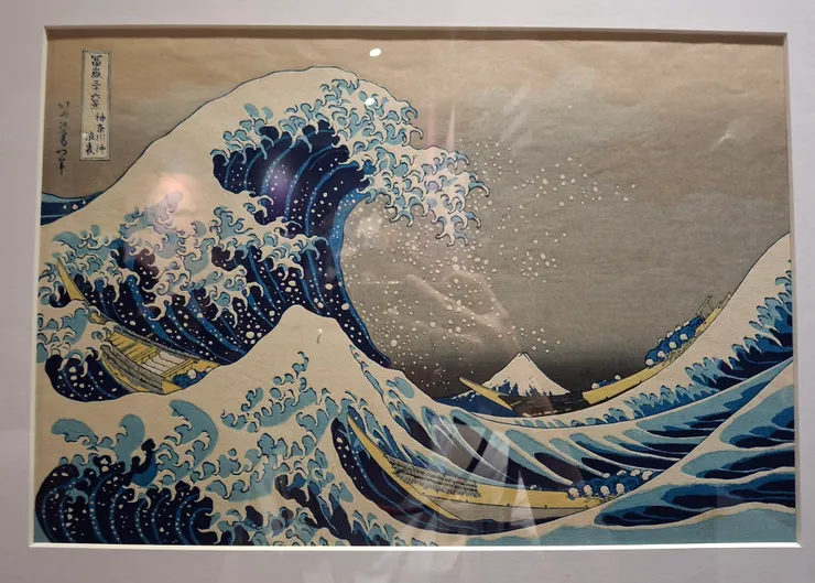 大反光的葛飾北齋作品