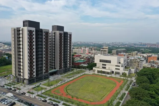 楊梅首座社宅周邊景觀。圖／桃園市都發局提供