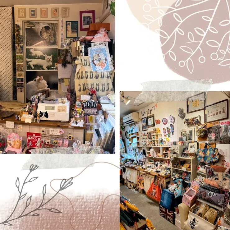 櫃檯也是佈滿一堆貓咪,太可愛了啦。