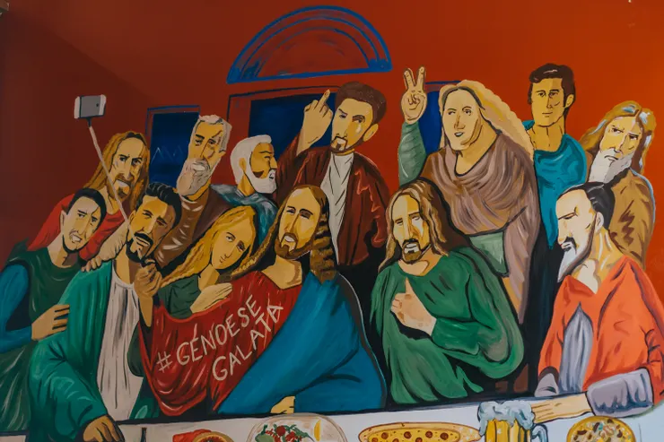 店家有趣的十二門徒插圖