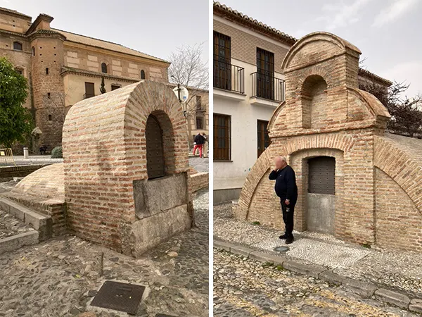 巷弄之間的早期蓄水設施