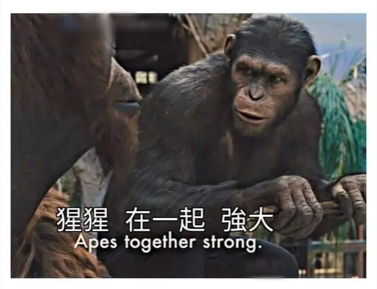 出處：《猩球崛起》