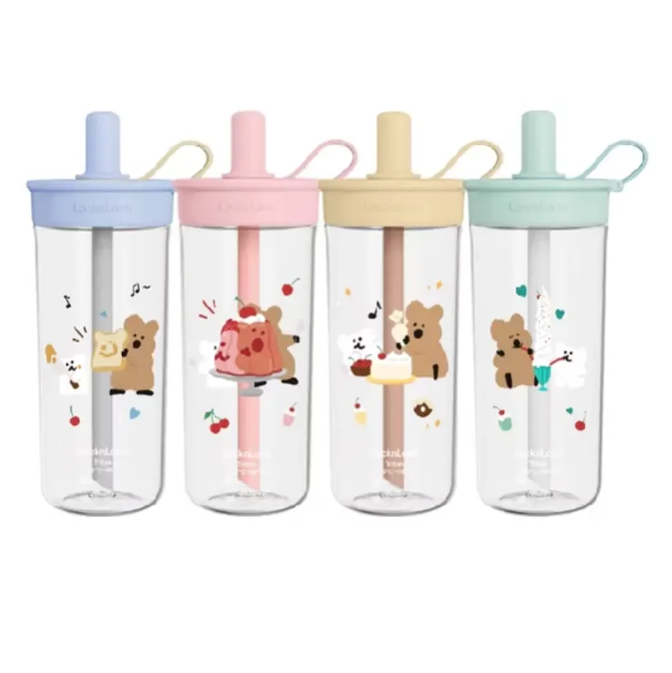 樂扣樂扣 嚼對FUN飲吸管杯 750ml (DINO TAENG 聯名款)