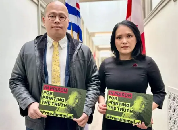 加拿大反对党和香港社区呼吁释放黎智英
