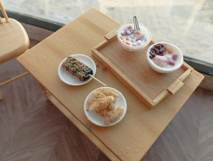 袖珍黏土懷舊美食