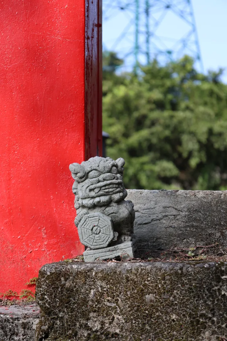 保元宮門前的小石獅子