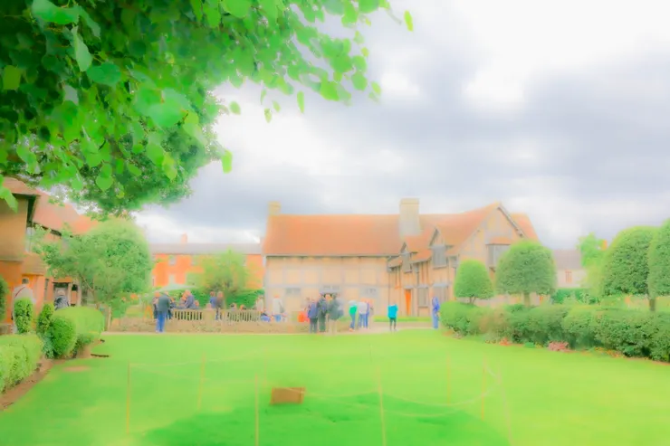 莎士比亞故居一景