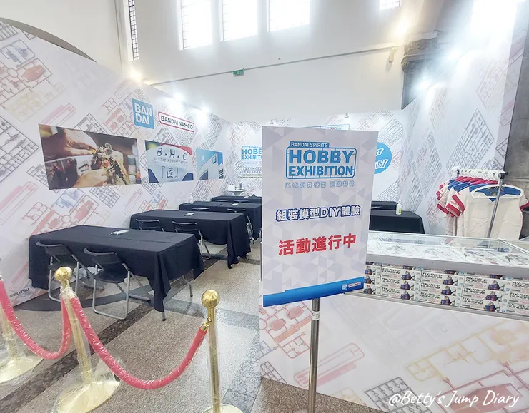 ▲2023萬代組裝模型巡迴特展-台中場/圖片來源:Betty's Jump Diary