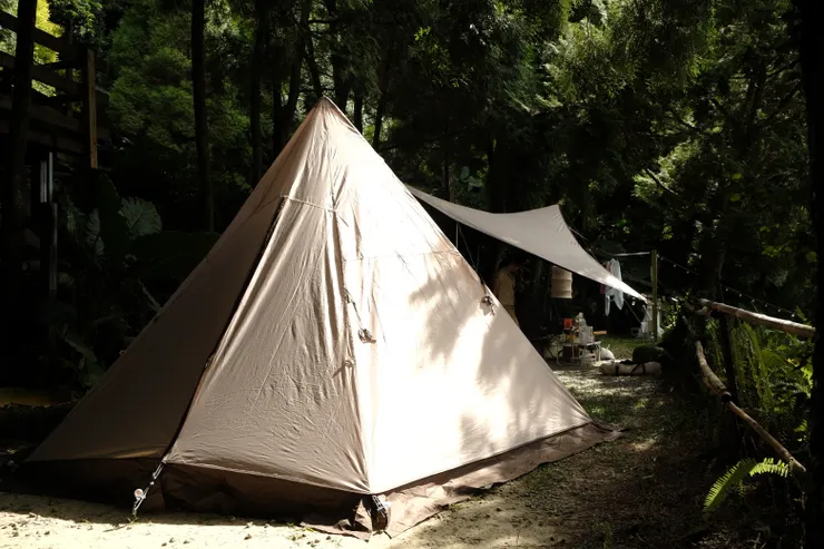 虎皮蛙區算是隱私性不錯的一區