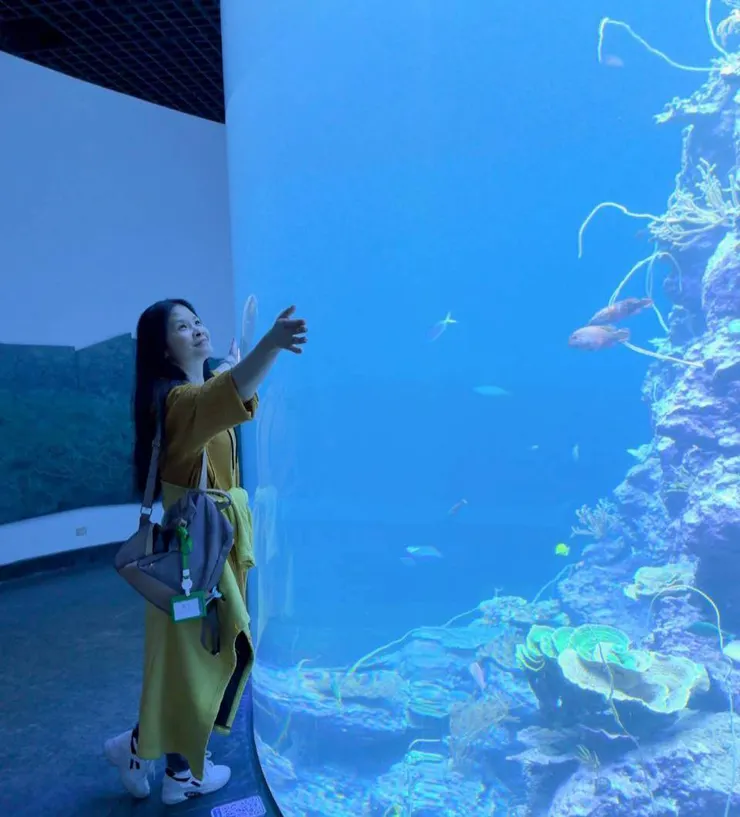 思考「已是天上人間」追求內心的富足可可、國立海洋生物博物館（圖/彭可可提供）