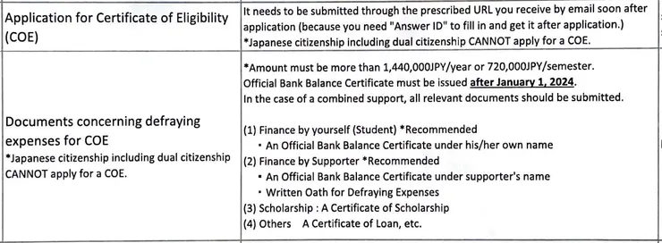 COE申請資料說明