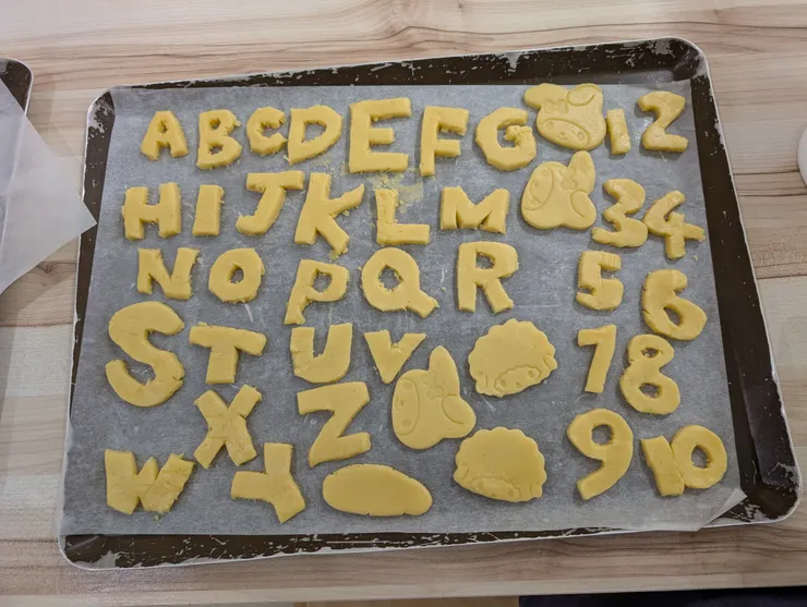 進烤箱前的樣子