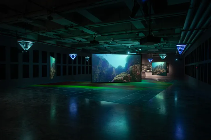 2025 北美館開放網絡計畫，線下計畫「沉沒的聲音」 場景照。圖像提供：臺北市立美術館