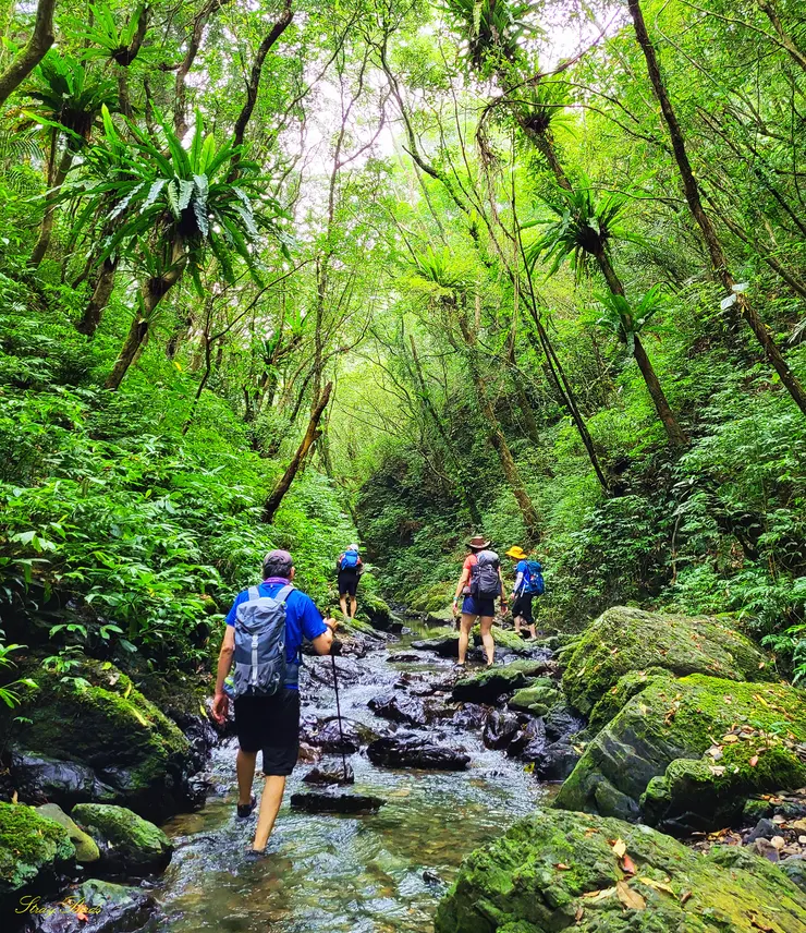 原本有幾處需要高繞的路段，在枯水期可以直接通過，全程不需高繞。