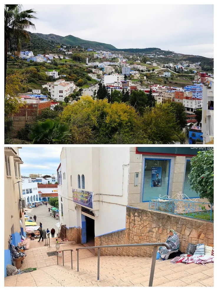 走上階梯所見風景