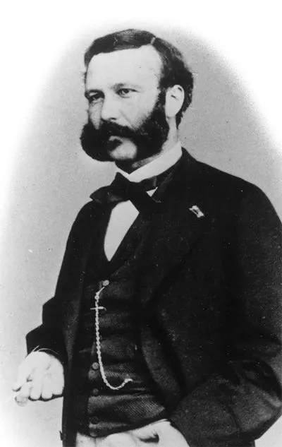 Henry Dunant, fundador del Movimiento Internacional de la Cruz Roja y la Media Luna