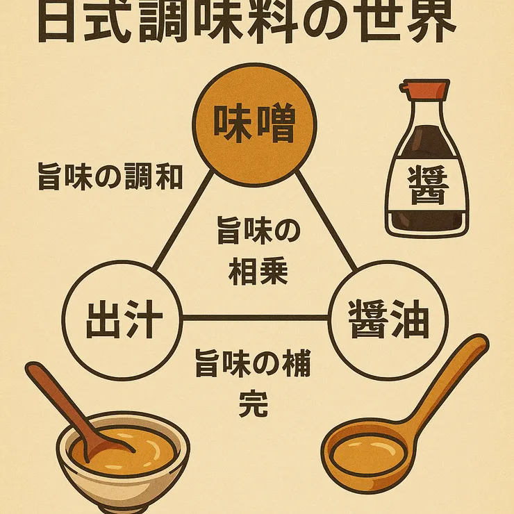 日式調味料的世界:味噌、醬油與出汁的奧秘