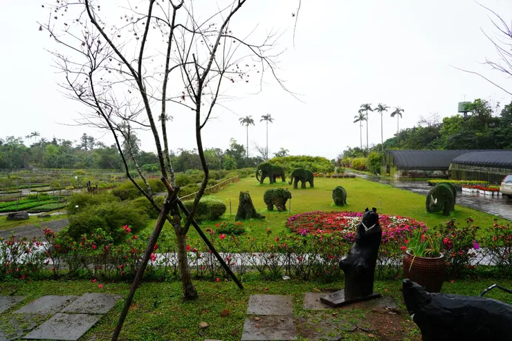 也有可愛的動物造景