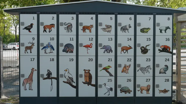 設計很可愛的置物櫃