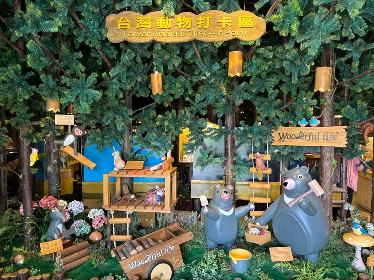 上面有許多台灣森林常見的特有物種，大家認識多少呢？