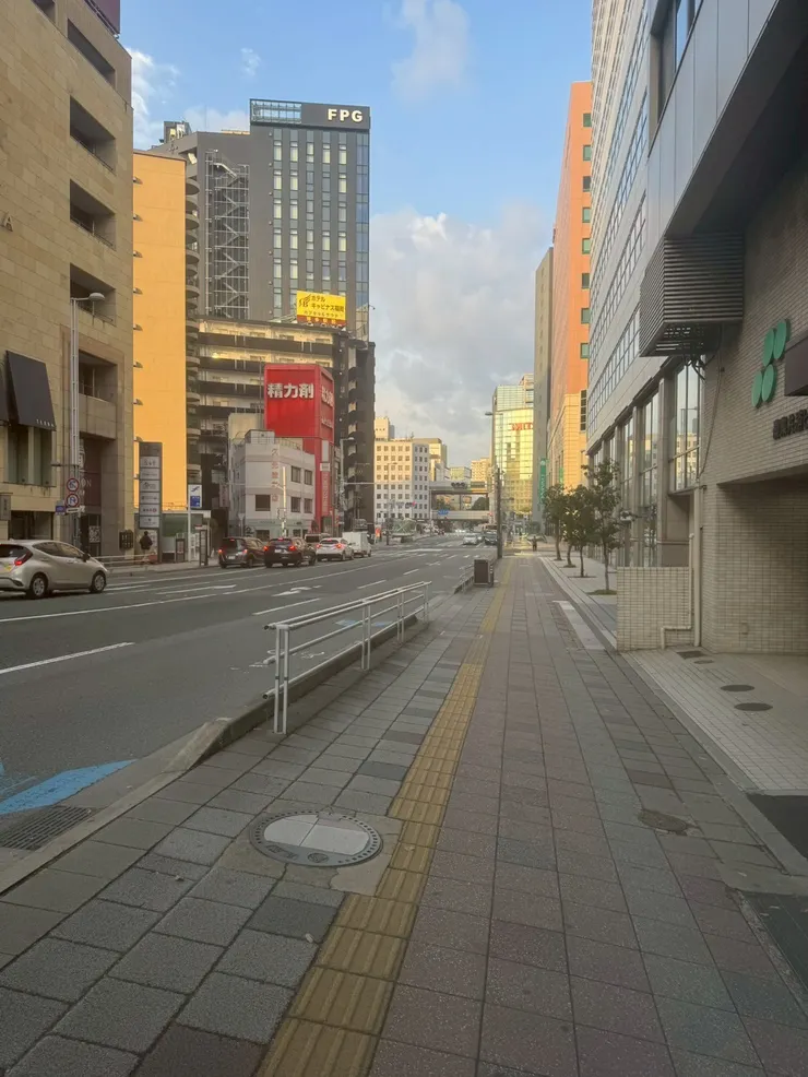 第三天早晨的福岡